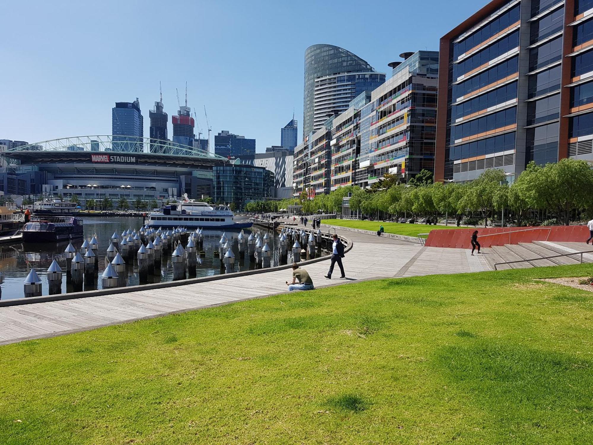 Melbourne Docklands Riverside Views Extérieur photo